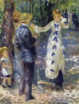 Auguste Renoir, La Balançoire (1876), Paris, musée d'Orsay.