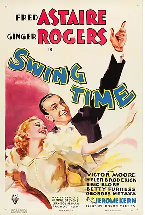 Description de l'image Swing Time (1936 poster).jpg.