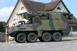 Piranha III KOMPAK de l'armée suisse de guerre électronique (2015)