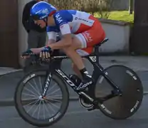 Sylvain Chavanel, septième de l'étape.