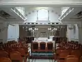 Intérieur de la synagogue séfarade.