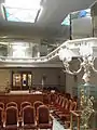 Intérieur de la synagogue séfarade. Vue sur la galerie des femmes.