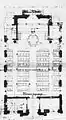 Plan architectural du rez-de-chaussée de la synagogue.