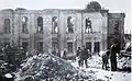 Ruines de la synagogue en 1941