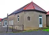 Synagogue abandonnée avant 1914, bâtiment désaffecté.