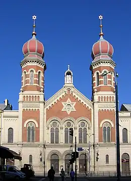 Grande synagogue de Pilsen, attribuée à Gartner