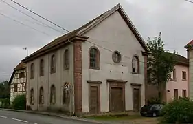 Ancienne synagogue« Foussemagne est le seul village en France où il y a une synagogue et pas d'église »