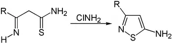 Synthèse d'isothiazoles