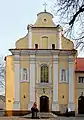 Photographie de l'église du monastère réformé à Szamotuły.