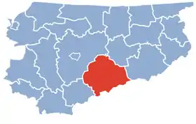 Localisation de Powiat de Szczytno