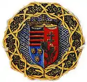 Blason de Mihály Szilagyi, régent de Hongrie.