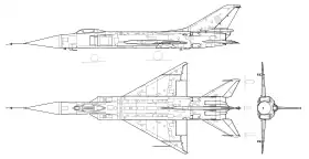 vue en plan de l’avion