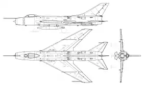 vue en plan de l’avion