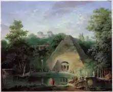 Tableau de Claude-Louis Châtelet, illustrant la pyramide de Mauperthuis