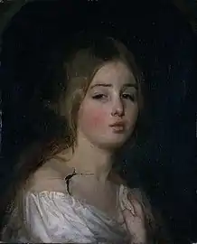 Tête de jeune fille (1846).