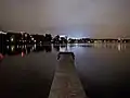 Töölönlahti la nuit.