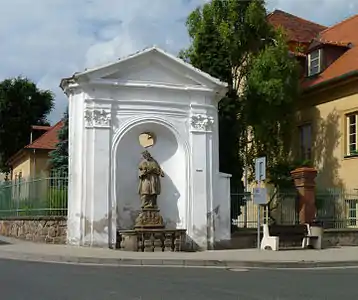 Třebívlice  : chapelle Saint-Jean Népomucène.