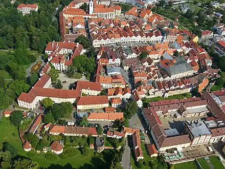 Centre historique de Třeboň.