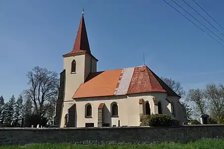 Église Saint-Georges à Tři-Bubny.