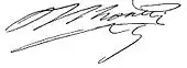 signature de Theodor Rosetti