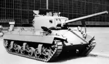 Photo noir et blanc d'un char T20 Medium Tank