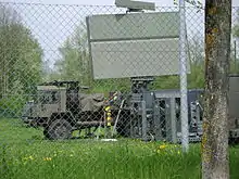 Saurer 10 DM plateforme radar TAFLIR (2013).