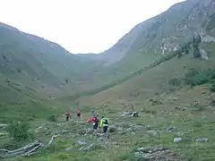 Le col du Tricot, dernière principale difficulté de la course