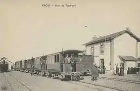 La gare de Brou.