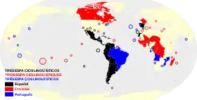 Image illustrative de l’article Trois Espaces linguistiques