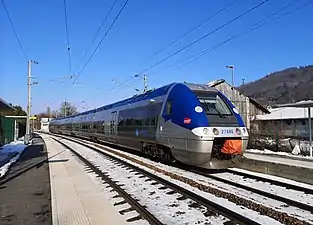 TER Auvergne-Rhône-Alpes assurant la relation Bellegarde-Évian.