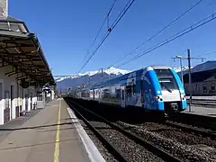 TER Bourg-St-Maurice-Lyon à St-Pierre-d'Albigny.