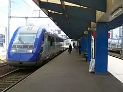 Arrêt d'une Z 21500 pour Quimper.