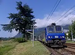 La Z 9635 sur un Chambéry-Bourg-Saint-Maurice.