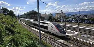 TGV INOUI en provenance de Paris-Gare-de-Lyon.