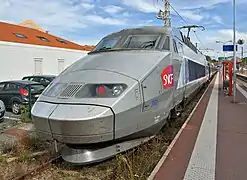 TGV Atlantique à quai.
