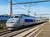 Rame TGV Atlantique n°325 à Lyon en Octobre 2021.