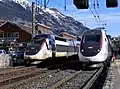 TGV pour Quimper et Paris en hiver.