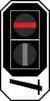Signal d'arrêt protégeant exclusivement un passage à niveau.