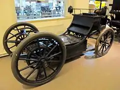 Châssis batterie de voiture électrique Egger-Lohner, premier prix du salon automobile de Berlin 1899