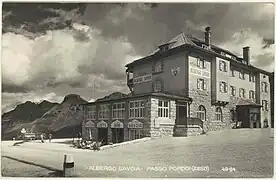 L'hôtel Savoia en 1955.