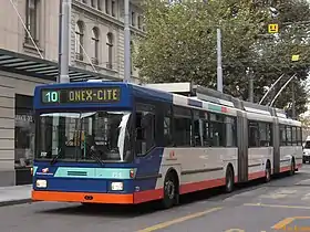 Le Swisstrolley 1 de Genève, reconverti en prototype du Hess lighTram