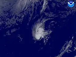 Tempête tropicale Zeta, le 3 janvier 2006, 14 h 15.