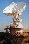 Antenne TTC&M Pleumeur-Bodou - Scan photo (archives privées -1985)