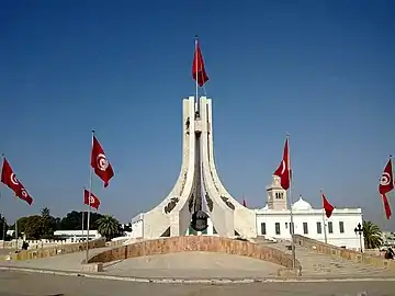 Vue générale du monument.