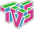Logo de TV5 du 2 janvier 1984 au 5 septembre 1988.