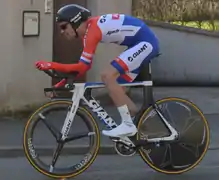 Tom Dumoulin, neuvième de l'étape.