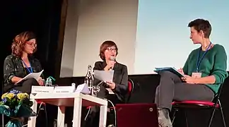 Table-ronde sur la Géographie de la violence, avec la présidente d'Amnesty International France.