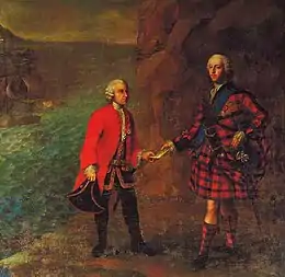 Antoine Walsh (1703-1763) et le prince Charles Édouard Stuart.