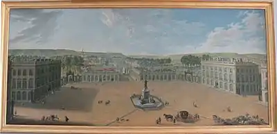 Tableau dit de Pange représentant la place Stanislas peu après son inauguration.