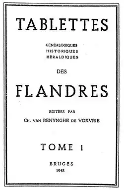Image illustrative de l’article Tablettes des Flandres